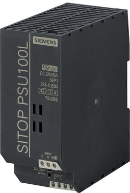 Siemens SITOP PSU100L 24 V/5 A DIN-rail netvoeding 24 V/DC 5 A 120 W Aantal uitgangen: 1 x Inhoud: 1 stuk(s)