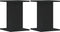 vidaXL - Plantenstandaards - 2 - st - 30x30x40 - cm - bewerkt - hout - zwart