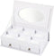 Sieradendoos, afm 18x10,5 cm, h: 5 cm, 1 stuk, wit