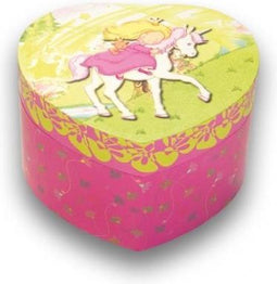 Sieradendoos voor Kinderen - Prinses en Paard - Hartvormig - Simply for Kids - Roze - Met Ballerina