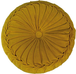 Sierkussen - 40x40 - Mosterdgeel - Velvet