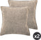 sierkussen 45x45 cm taupe