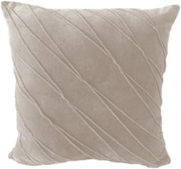 Sierkussen - 45x45 - Warmgrijs - Velvet/katoen
