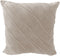 Sierkussen - 45x45 - Warmgrijs - Velvet/katoen