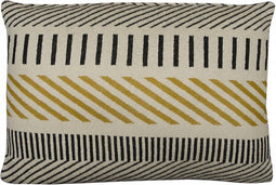 Sierkussen - Esra Gebreid - Geel - 60 Cm X 40 Cm