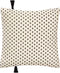 Sierkussen hoes wit en zwart face 40 x 40 cm
