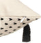 Sierkussen hoes wit en zwart face 40 x 40 cm