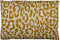Sierkussen - Leopard Mosterd Gebreid - Geel - 60 Cm X 40 Cm
