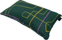 Sierkussen paspel ca.30x50cm Joah green