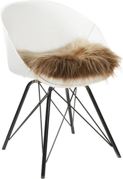 Sierkussen schapenvacht IJslands | Bruin | 40 x 40cm