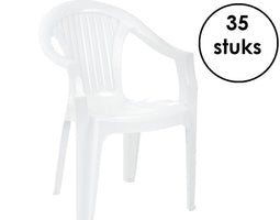 Siesta Lola Stapelbare Tuinstoel 35 Stuks Wit