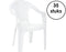 Siesta Lola Stapelbare Tuinstoel 35 Stuks Wit
