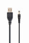 Gembird CC-USB-AMP35-6 - Voedingskabel USB-AM naar 3,5 mm - 1,8 m - Zwart