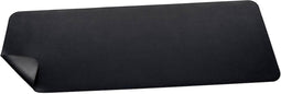 Sigel bureauonderlegger - 80 x 30 cm - zwart/zwart - dubbelzijdig - SI-SA604