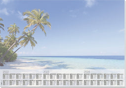 Sigel bureauonderlegger - Beach - 59,4x41cm - 2023/2024/2025 - schrijfonderlegger - SI-HO470