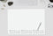 Sigel designonderlegger - A2 - met kalender 2024/25/26 - wit - met dots - SI-HO301
