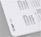 Sigel designonderlegger - A2 - met kalender 2024/25/26 - wit - met dots - SI-HO301