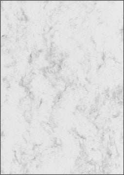 Sigel designpapier - marmer grijs - A4 - 90 grams - 100 vel - SI-DP371
