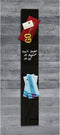 Sigel glasmagneetbord - Artverum - 12x78cm - zwart - SI-GL100