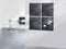 Sigel glasmagneetbord - Artverum - 48x48cm - antraciet leisteen - SI-GL169