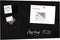 Sigel glasmagneetbord - Artverum - 78x48cm - zwart - SI-GL130