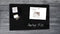 Sigel glasmagneetbord - Artverum - 78x48cm - zwart - SI-GL130