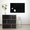 Sigel glasmagneetbord - Artverum - 78x48cm - zwart - SI-GL130