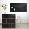 Sigel glasmagneetbord - Artverum - 91x46cm - antraciet leisteen - SI-GL149
