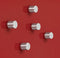 Sigel magneten - 10x10mm - rond - C5 sterk - zilver - 5 stuks - SI-BA700