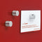 Sigel magneten - 10x10mm - rond - C5 sterk - zilver - 5 stuks - SI-BA700