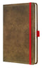 Sigel - Notitieboek - 135x203mm - Conceptum Vintage - brown - hardcover - 194 pagina's -lijn - 80 grams papier - SI-CO603
