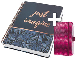 Sigel notitieboek A4 - Jolie Mystic - spiraal - met gratis Jolie A6 notitieboek - SI-T1214-GA6