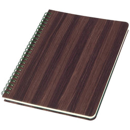 Sigel notitieboek A5 - Conceptum - houtstructuur - punt-gelijnd - spiraalgebonden - SI-CO675