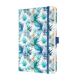 Sigel - notitieboek - A5 - Jolie Beauty - hardcover - 174 pagina's - lijn - 80 grams papier - Indigo Tropics - SI-JN325
