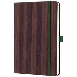 Sigel notitieboek - Conceptum - A5 - houtstructuur - punt-gelijnd - hardcover - SI-CO674