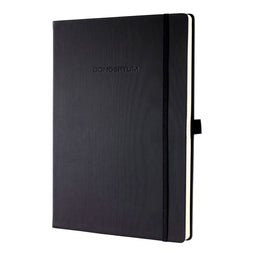Sigel notitieboek - Conceptum Pure - A4 - zwart - hardcover - 194 pagina's - 80 grams - blanco - SI-CO110