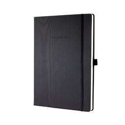 Sigel notitieboek - Conceptum Pure - A4+ - zwart - hardcover - 194 pagina's- 80 grams - lijn - SI-CO116