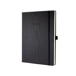 Sigel notitieboek - Conceptum Pure - A4 - zwart - hardcover - 194 pagin's - 80 grams - lijn - SI-CO112