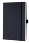 Sigel notitieboek - Conceptum Pure - A5 - zwart - hardcover - 194 pagina's - 80 grams - gelinieerd - SI-CO122