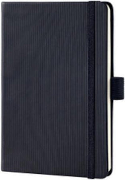 Sigel - notitieboek - Conceptum Pure - A6 - zwart - hardcover - 194 pagina's - lijn - 80 grams papier - SI-CO132