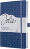 Sigel - notitieboek - Jolie Flair - A5 - hardcover - 174 pagina's - lijn - 80 grams papier - indigo blauw - SI-JN101