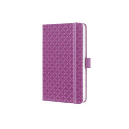 Sigel - notitieboek - Jolie Flair - A6 - hardcover - 174 pagina's - lijn - 80 grams papier - lila - SI-JN120