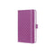 Sigel - notitieboek - Jolie Flair - A6 - hardcover - 174 pagina's - lijn - 80 grams papier - lila - SI-JN120
