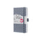 Sigel - notitieboek - Jolie Flair - A6 - hardcover - 174 pagina's - lijn - 80 grams papier - gletsjer grijs - SI-JN126