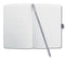Sigel - notitieboek - Jolie Flair - A6 - hardcover - 174 pagina's - lijn - 80 grams papier - gletsjer grijs - SI-JN126