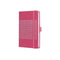Sigel - notitieboek - Jolie Impress - A6 - hardcover - 174 pagina's - lijn - 80 grams papier - Peacock Pink - SI-JN206