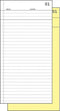 Sigel order / commissieboekje - Expres - met carbon - 2x50 vel - SI-30020