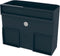 Sigel pennenbak - voor glasmagneetbord van 3 tot 5mm - 120x94x51mm - M - antraciet - SI-GL802