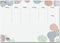 Sigel Rose Inspiration JS101 Bureau onderlegger Weekplanner Wit, Groen, Roze (b x h) 42 cm x 29.7 cm