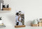 Sigel - tafelstandaard - A6 - eiken voet - glashelder acryl 1.5mm - SI-TA252